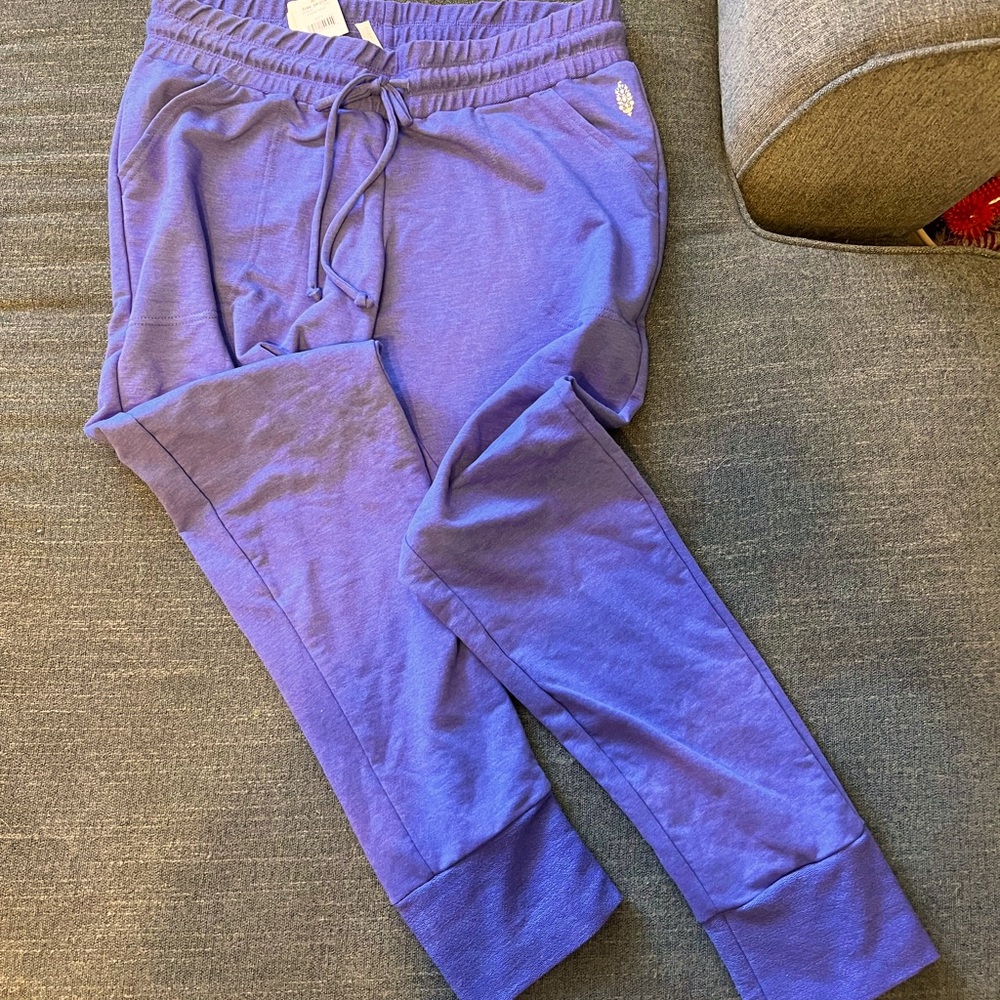 NWT FP Movement by Free People African Violet Joggers